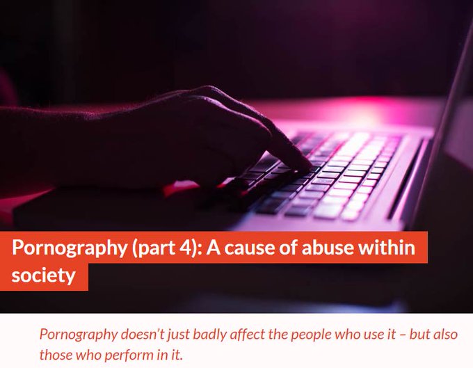The fourth and final article in our Pornography series. It's important to remember that porn doesn't just impact the user. Its negative effects spread much further bit.ly/2SK3Tsp