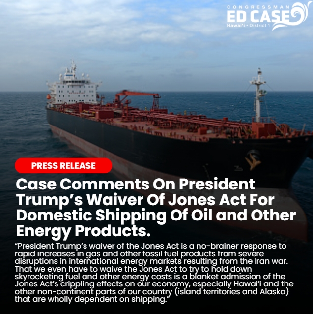 Rep. Ed Case tweet media