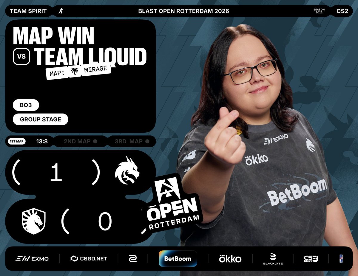 Team Spirit CS2 tweet media