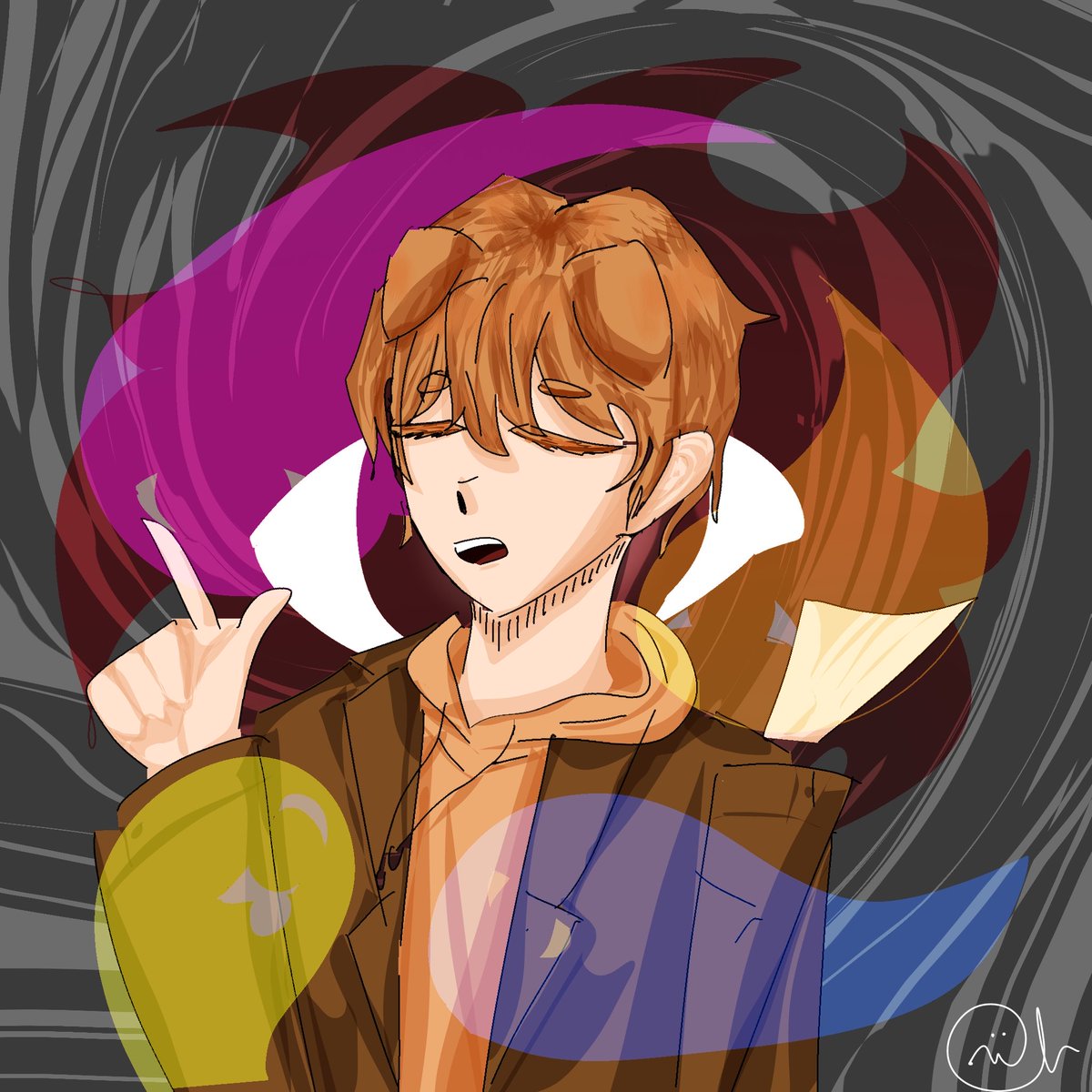 감각이들이랑 대화하는 덕경장
(손그리기 귀찮았음….)
#픽셀리 #미수반 #덕개