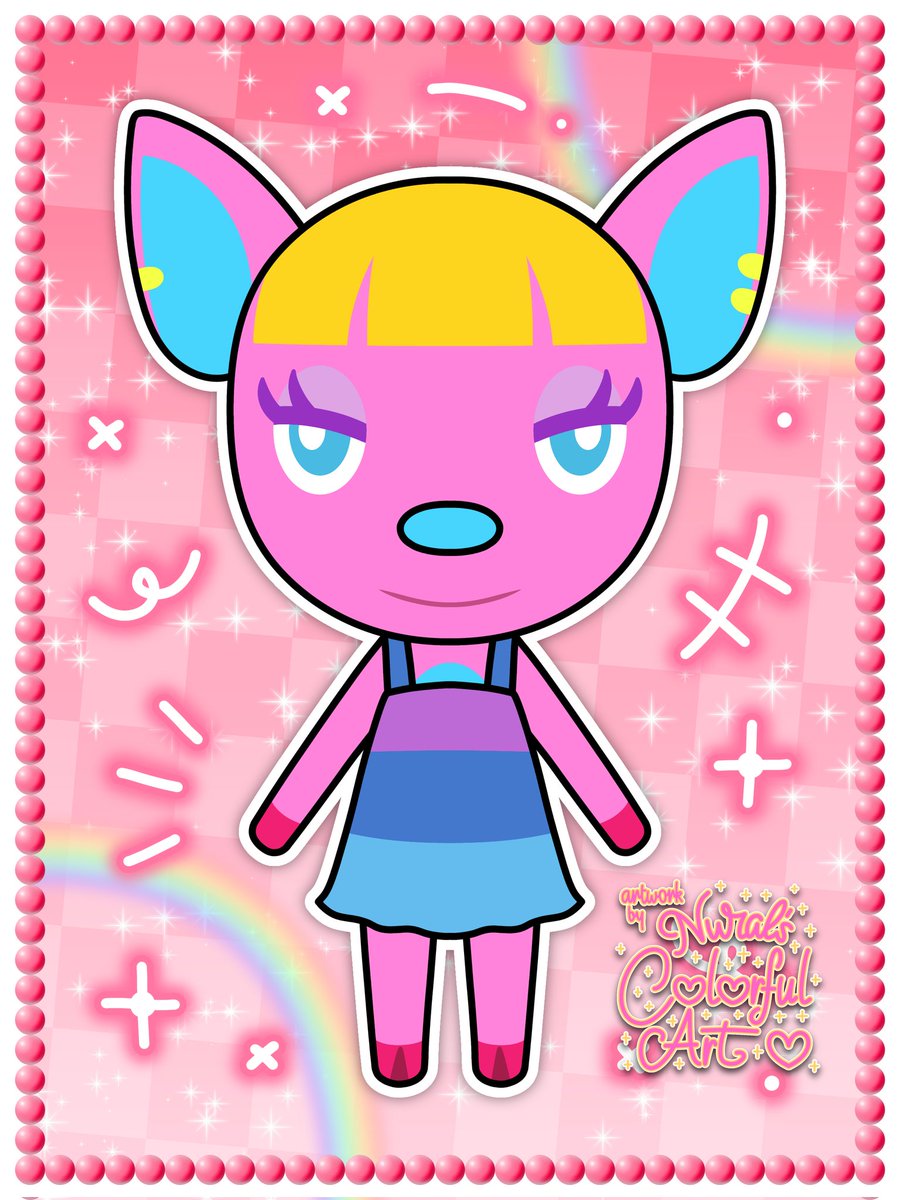 Here's a drawing of Fuchsia from Animal Crossing.

This drawing is a part of Animal Crossing Big Sister Villagers collab on IG.

#character #videogame #videogamefanart #Nintendo #AnimalCrossing #AnimalCrossingNewHorizons #art #fanart #digitalart #ibisPaintX #NuralsColorfulArt