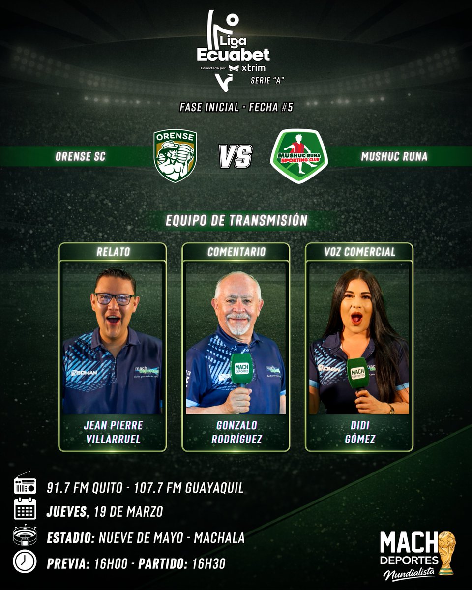 Machdeportes ✨ Gente Que Sabe De Radio tweet media