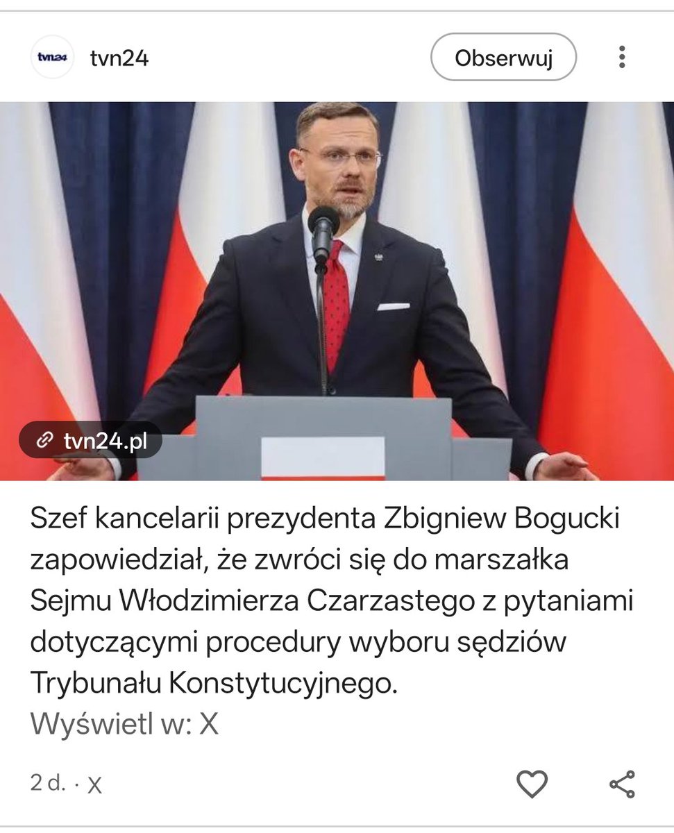 qbeczek's tweet photo. Post z X w Discover, ale jednak nie 😊 

Czytałem parę dni temu posta John Shehata o zmianach w GD w US po ostatnim Google Discover Core update, gdzie pisał, że w feedzie zaczęły pojawiać się posty z X (było to już wcześniej) ALE z dużą zmianą...

Na screenie przykład, który wpadł mi dzisiaj - co w nim takiego niezwykłego?

Do tej pory kliknięcie takiego elementu przenosiło na platformę X, do konkretnego posta, a obecnie - przeniosło od razu do docelowego artykułu na serwisie https://t.co/wzCsloQUvC (bez przekierowania) - niezły fikołek zrobił Google 😁 

Co to oznacza? Jeżeli taka forma pozostanie w feedzie (a być może trafiłem na testy - już wcześniej parę razy miałem taką przyjemność), to obecność na X nie będzie tylko miłym dodatkiem dla wydawców, a kolejnym sposobem na realizację kpi ruchowych i zasięgowych.

PS.
+- 2 lata temu GW zdecydowała o zaprzestaniu publikacji na X (był o tym artykuł), ciekawe czy teraz zmienią zdanie? 🤔