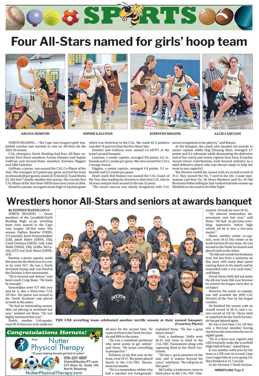 North Reading Transcript tweet media