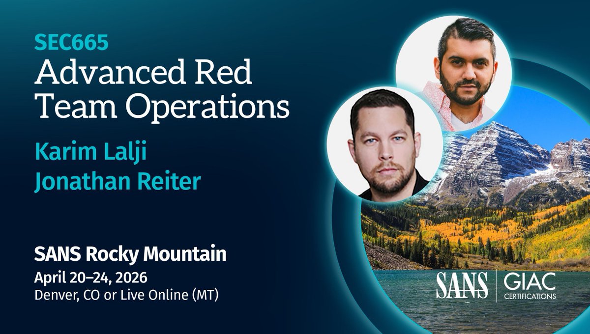 SANS Offensive Operations tweet media