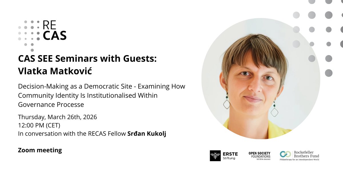 Regional Network of Centers for Advanced Studies tweet media