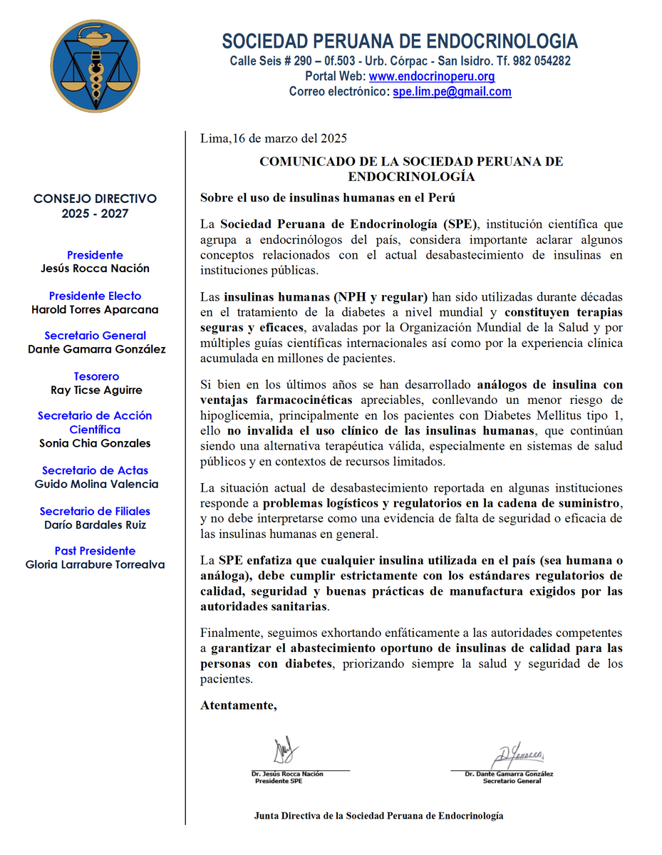 Sociedad Peruana de Medicina Interna tweet media