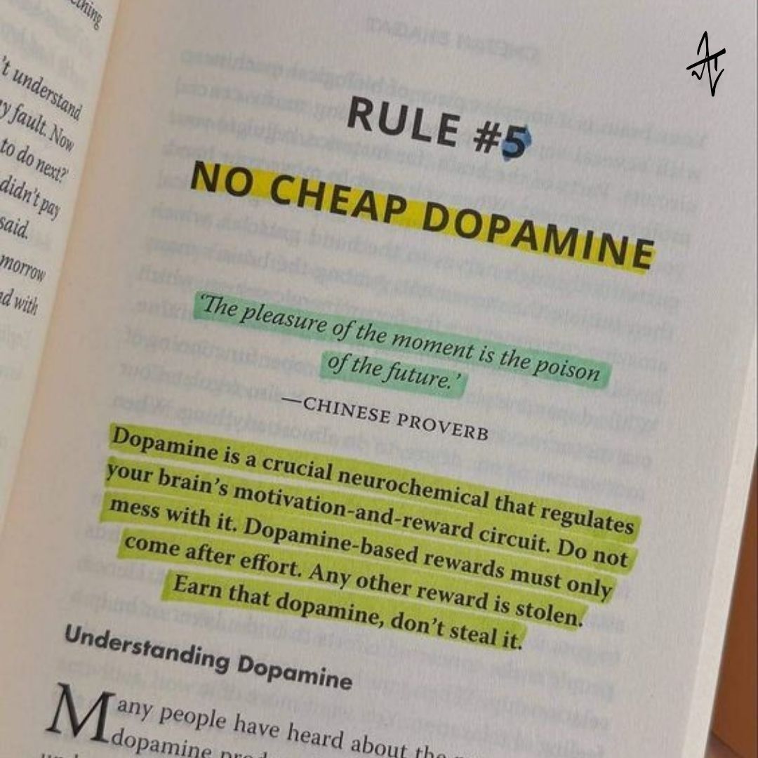 AkkshyeTulsyan's tweet image. No cheap dopamine.

The pleasure of the moment can become the poison of the future.
Real rewards should follow effort, discipline, and progress.

Earn your dopamine. Don’t steal it.

#DopamineDetox #SelfDiscipline #DelayedGratification #Mindset