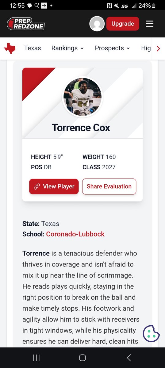 Torrence Cox tweet media