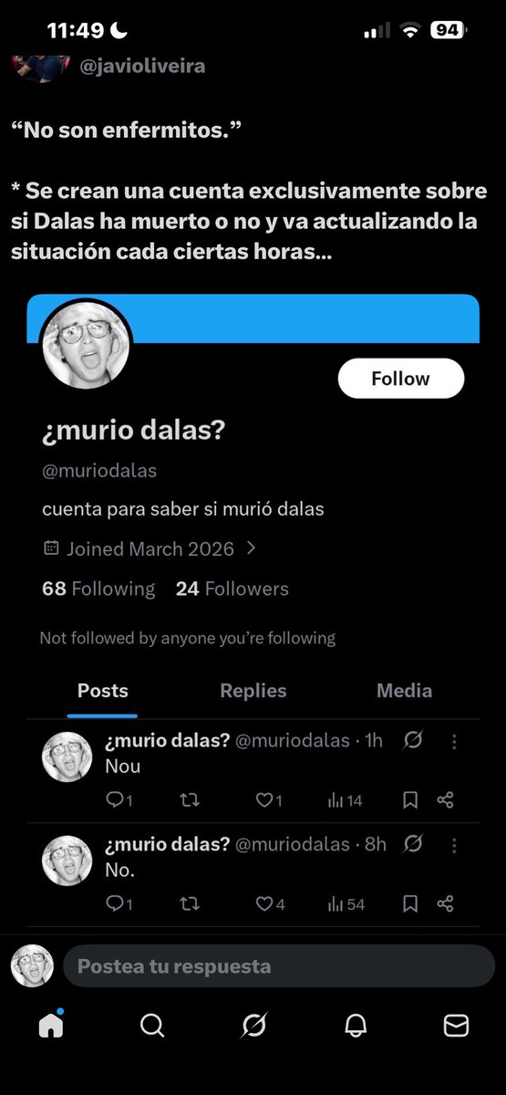 ¿murio dalas? tweet media