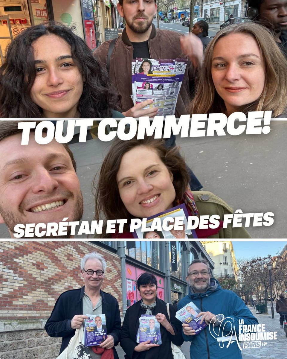 France insoumise Paris 19e tweet media