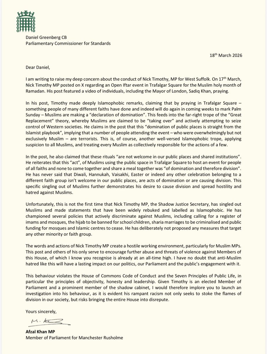 Nick Timothy MP tweet media