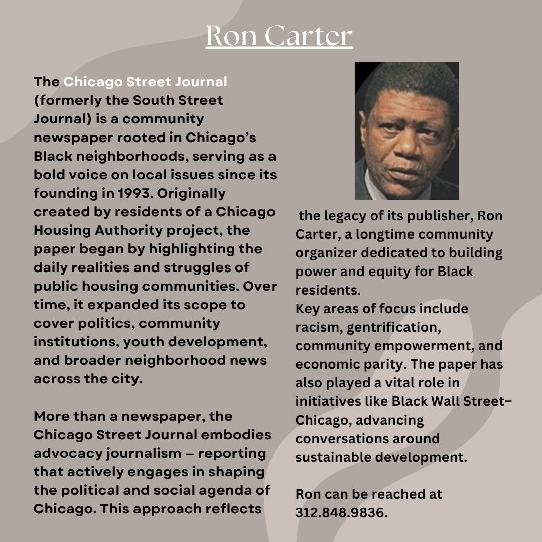 Ron Carter, Publisher tweet media