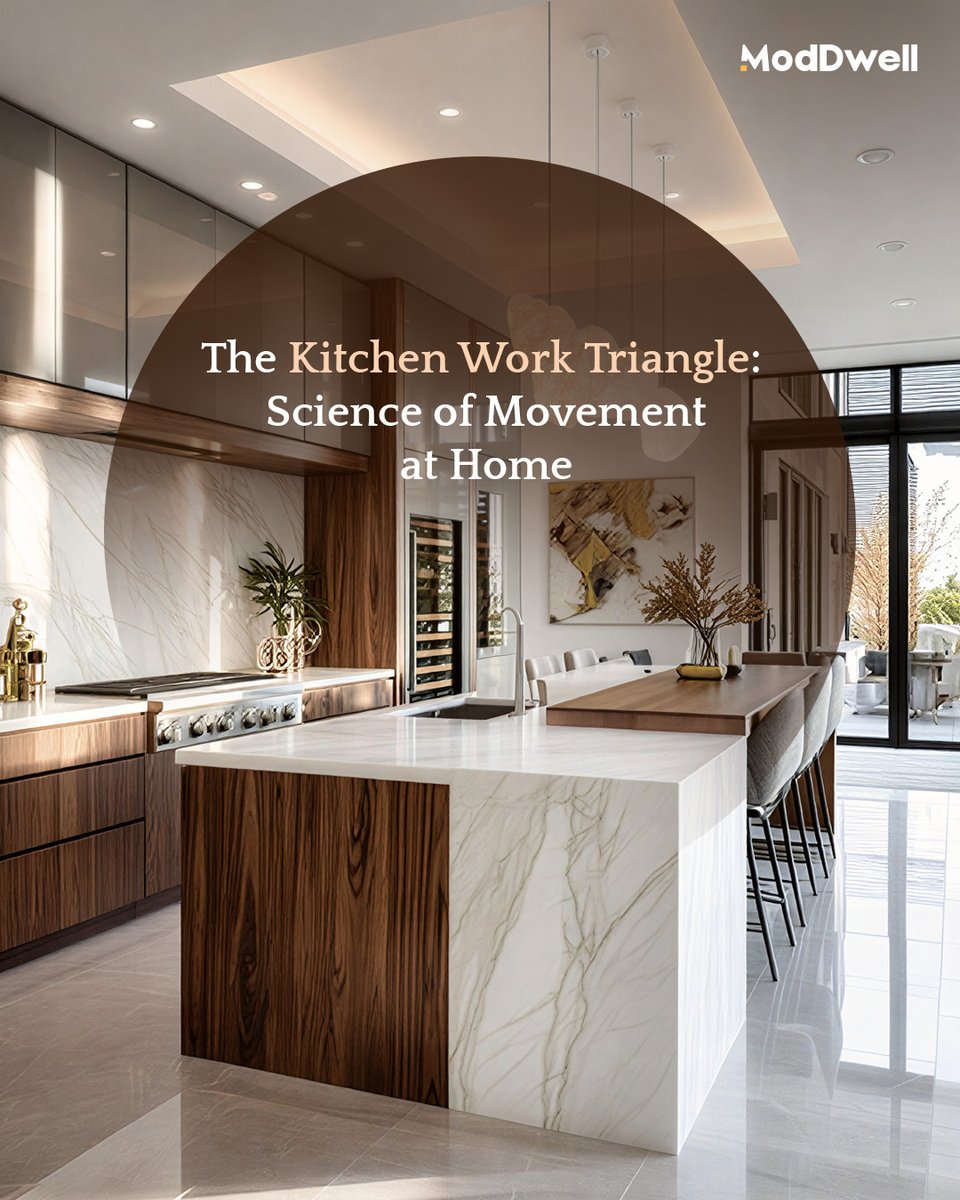 ModDwell's tweet photo. Ever noticed how some kitchens are just easier to cook in?
Turns out it’s all about how the sink, stove, and fridge are placed.
The kitchen work triangle: the simple design principle that makes every-day cooking flow naturally.

#Moddwell #Kitchen #Worktriangle #Tips https://t.co/5aB78R6l03