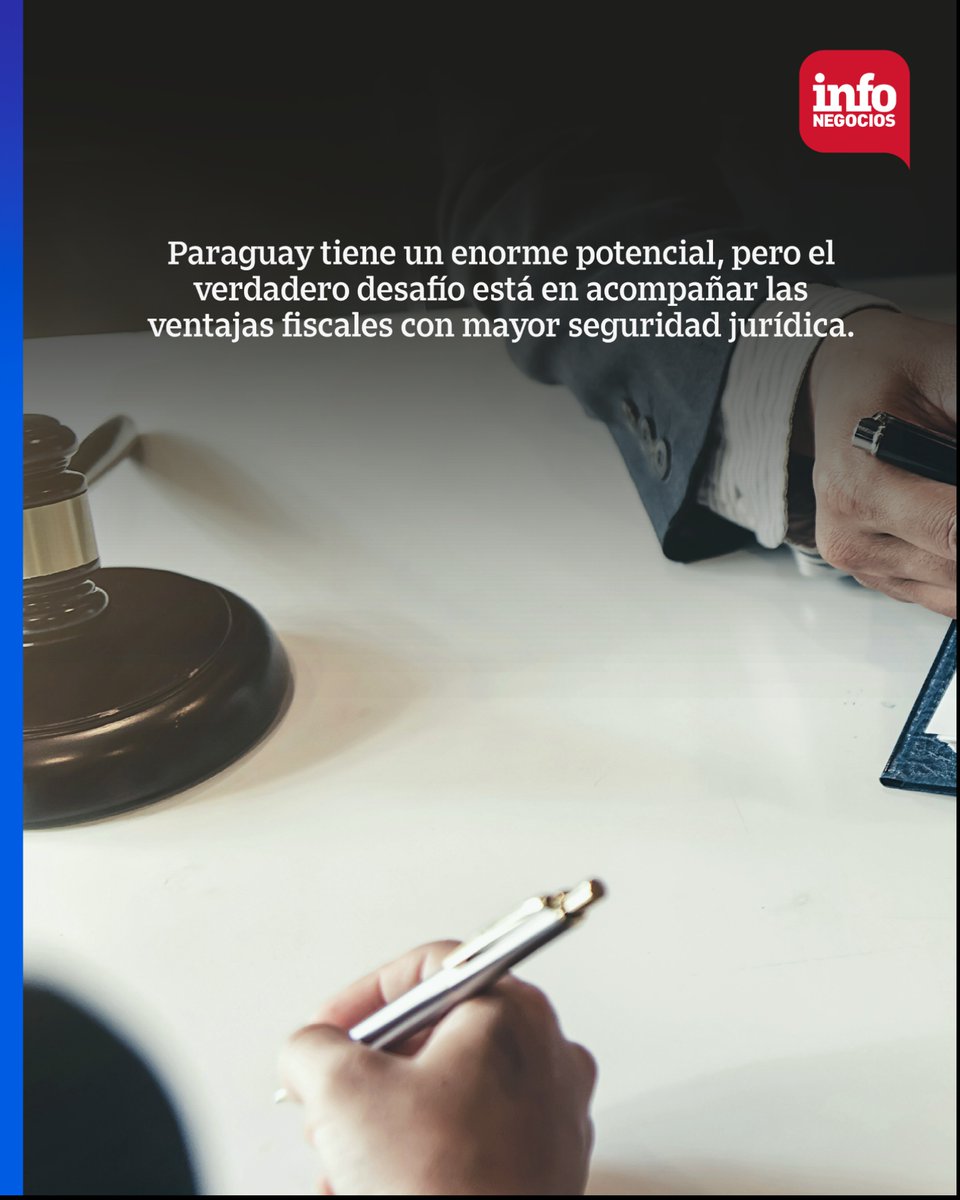 #InfoLegal |

Incentivos fiscales atraen inversión 💰, pero sin estructura legal sólida ⚖️ los negocios pueden fracasar 📉 

infonegocios.com.py/infolegal/seba…