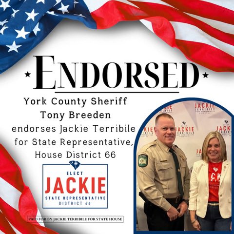 Jackie Terribile for SC Statehouse tweet media