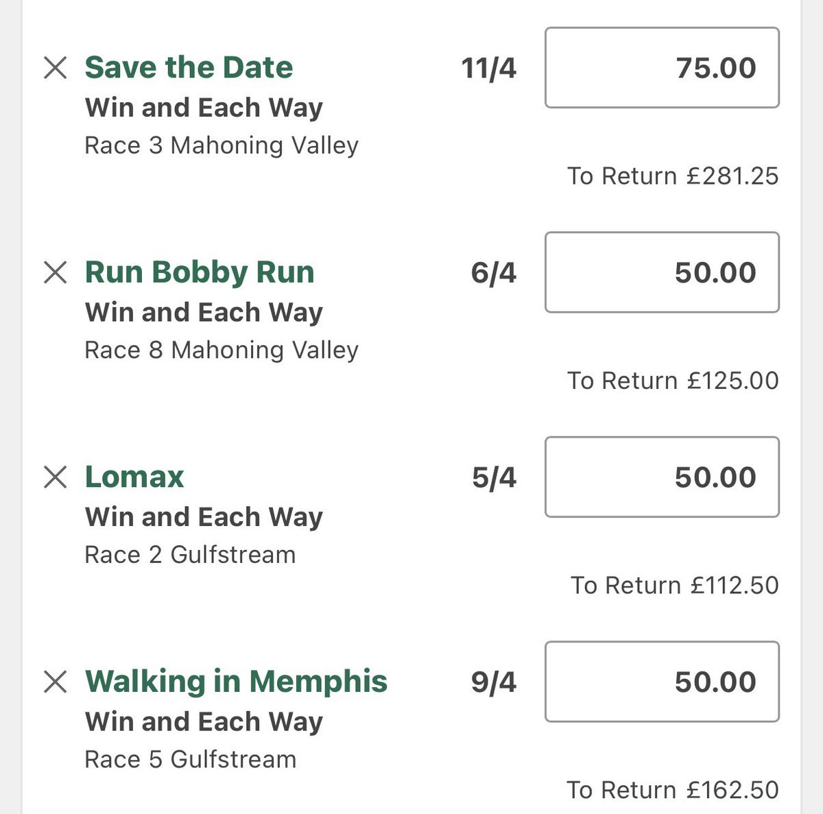 American Horse Racing Value Tips tweet media