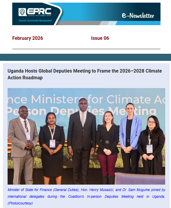 EPRC_official's tweet photo. Checkout @EPRC_official newsletter for February 2026 for updates on our activities and analyses on the Ugandan economy: https://t.co/BcTnPrJIAn https://t.co/F86R9H0xxb