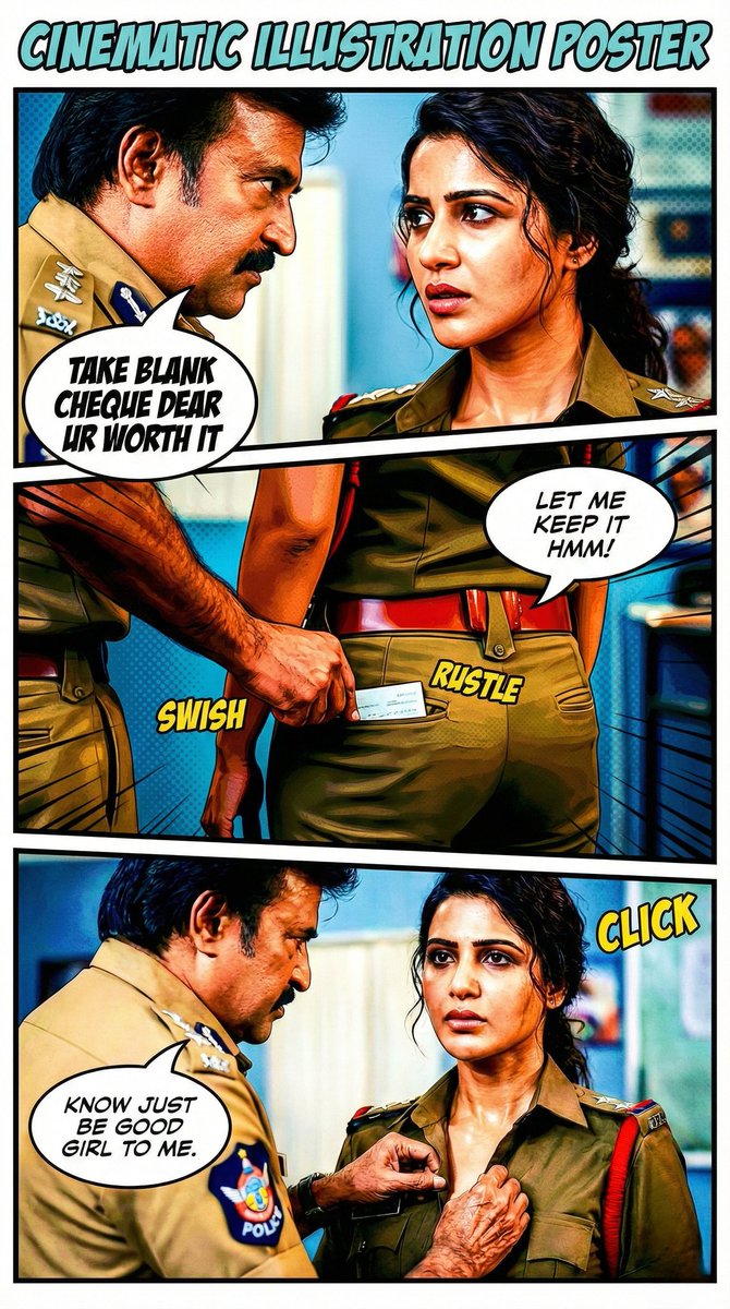 Southqueens1's tweet photo. https://t.co/Rcm2Tr6ye4
#Naughtyjailer AI Comic ๐ผ๏ธ Manga 2 โค๏ธโ๐ฅ.#Jailer2 #Rajinikanth #Samantha #Samantharuthprabhu #Jailer #Samanthahot #Samantha #Samanthaakkineni #Superstar #Indiancomic #18pluscomic #Sunday #Sundayvibes https://t.co/eJSIzoE0A6