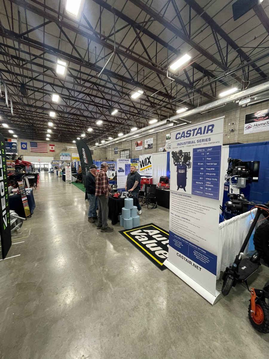 CASTAIRINC's tweet photo. "Team up strong with our friends at Auto Value Parts Stores!   We're live and loaded at the North American Farm &amp; Power Show TODAY, TOMORROW, and SATURDAY (9 AM - 5 PM) https://t.co/RGpRjel0Z4