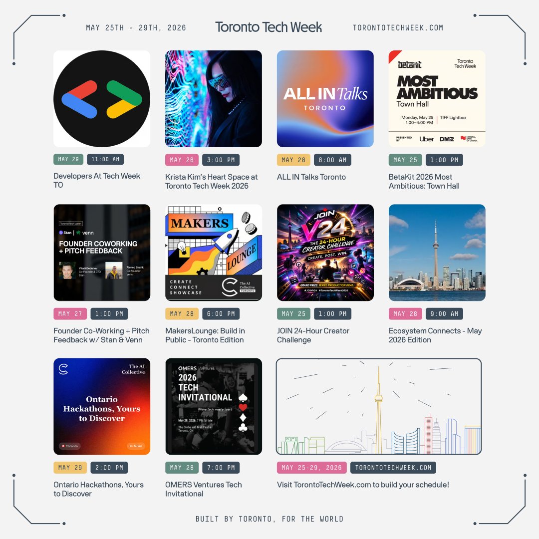 Toronto Tech Week tweet media