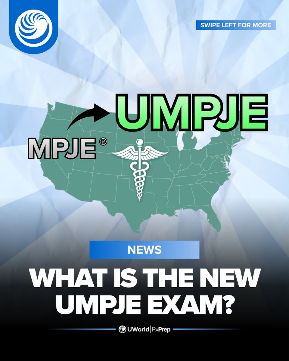 Big changes are coming to pharmacy law! 🚨 The NABP is introducing the UMPJE (Uniform Multistate Pharmacy Jurisprudence Exam) to streamline the path to licensure across multiple states. bit.ly/4rDqasb