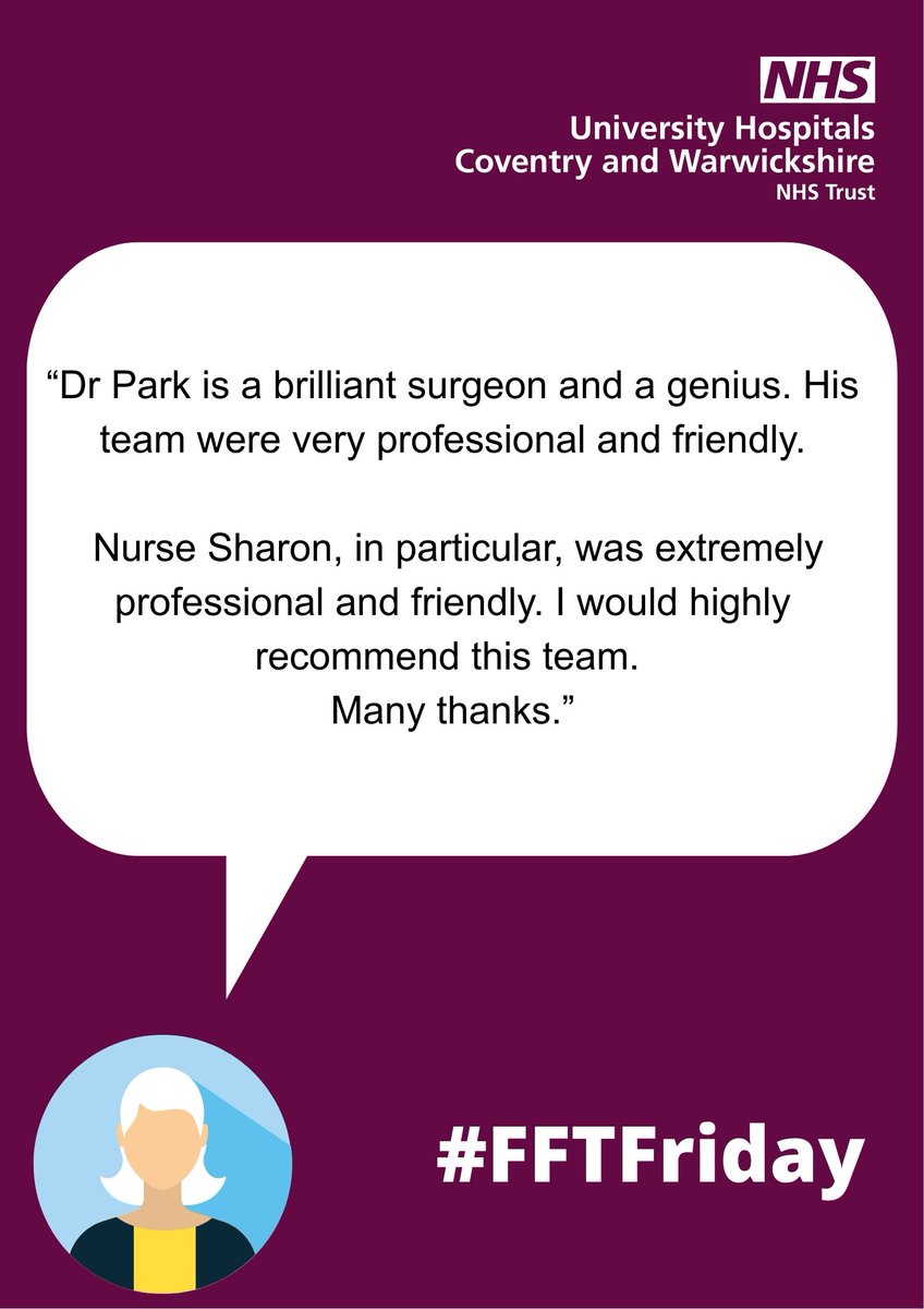 @UHCW_PatientExperience tweet media