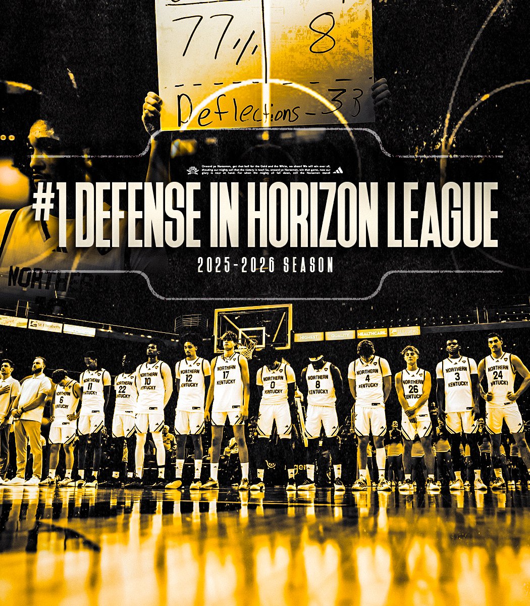 Lockdown.

Northern Kentucky ranked first in the Horizon League in KenPom Defensive Efficiency (108.6) this season.