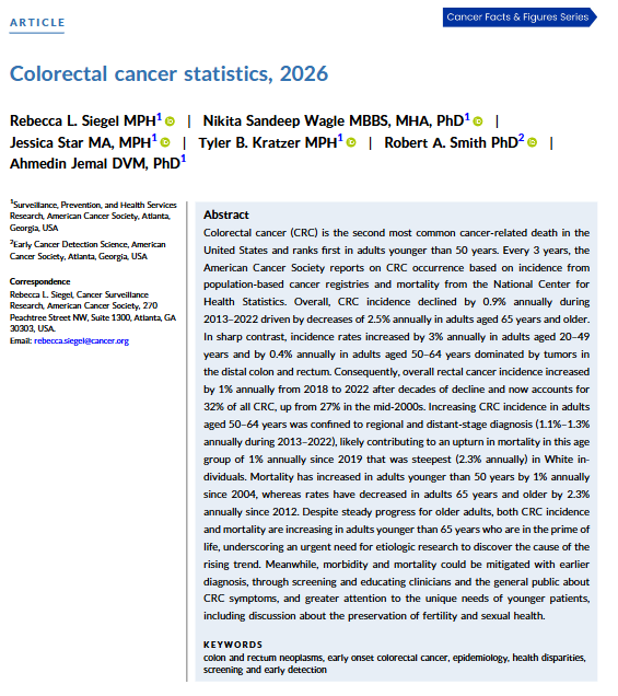 CA: A Cancer Journal for Clinicians tweet media