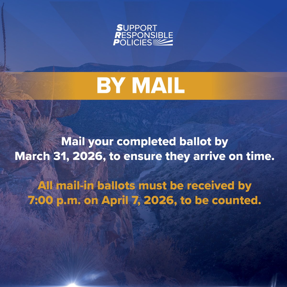 Support Responsible Policies tweet media