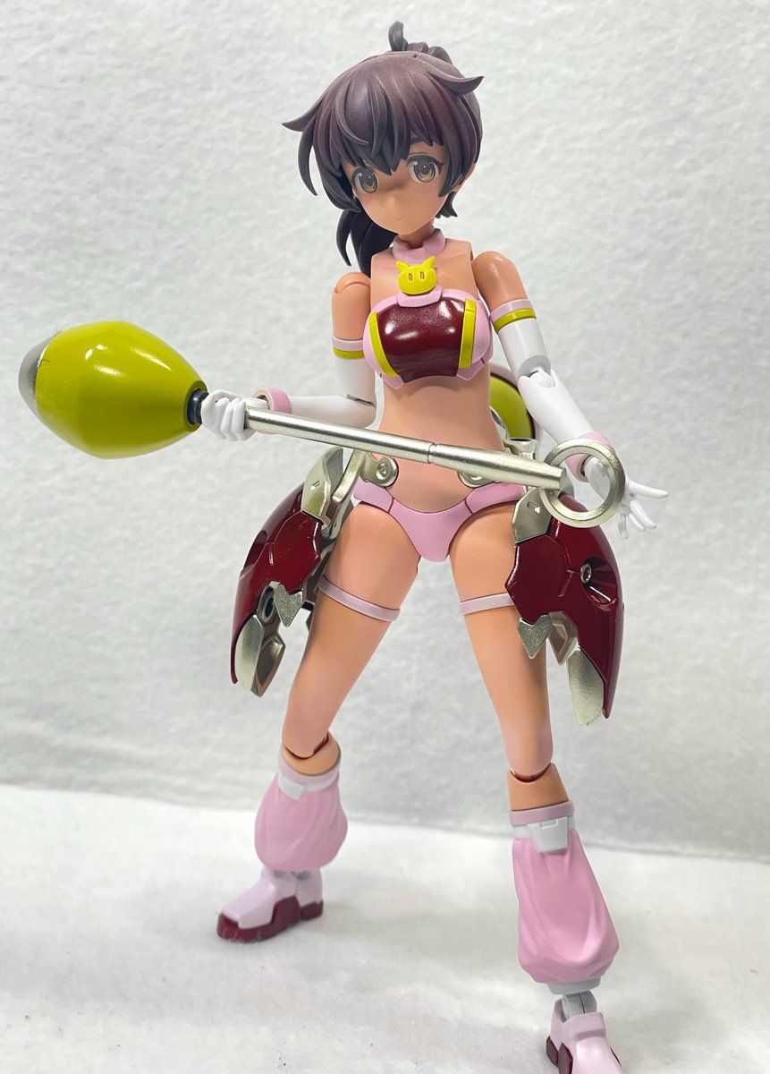 plapachi's tweet photo. ルルチェ リリーウエアの完成
カラーはオリジナルに仕上げました

ロボ系制作⇨美プラ
沼から出れません💦

#30MS
#プラモデルライフ
#ルルチェ https://t.co/aID2Kc4pXU