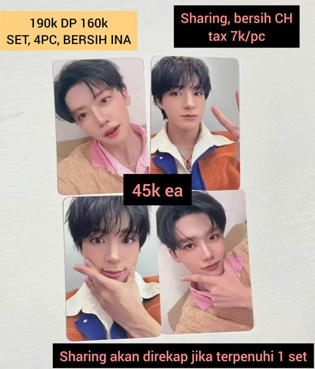 WTS PC JNJM RD CH 🇨🇳

✅GO LINE
📍DOM JATENG

t. want to sell sale wto wtb buy satis murah both sides bothsides nct dream each set jaemin jeno pb poster photobook everline LD fansign fs nomin EL bersih 제노재민 evidence best digipack photocard 드림 엔시티 포카 제노 재민

DM