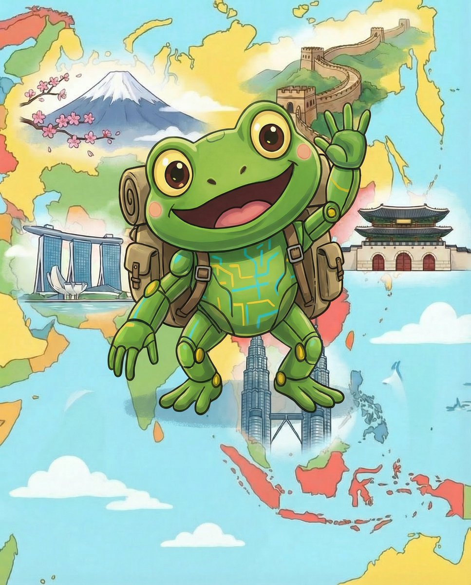 eRoboticPress's tweet photo. 🐸🤖Jason the Frog is headed to Asia! What city should he hop to?🌍✈️

Reply with your city pick!

#JasonTheFrog #AsiaAdventure https://t.co/aYEm4HB7iq