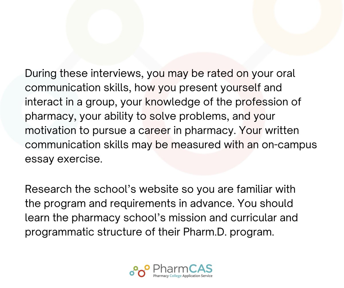 PharmCAS tweet media