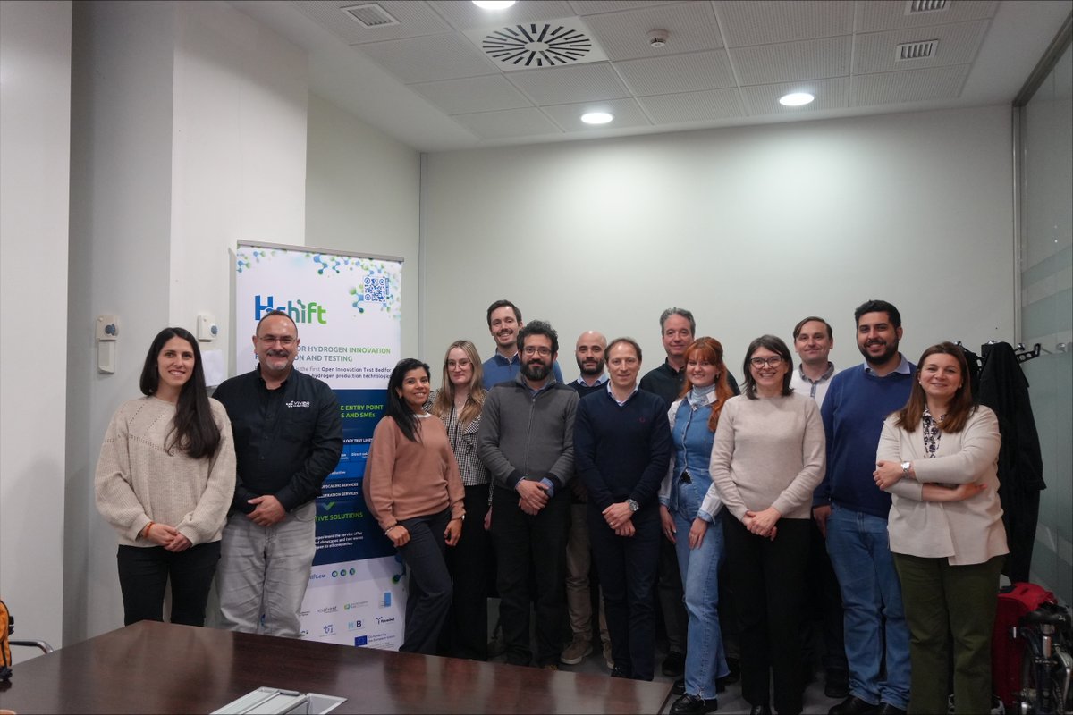 H2shift's tweet photo. 📍 The H2SHIFT General Assembly in Barcelona has concluded!
Hosted by IREC, we aligned on project progress and upcoming steps — especially the Open Call, closing in a few days.
🔬 We also visited IREC’s facilities to learn more about their research activities. https://t.co/nMYNOqeCps