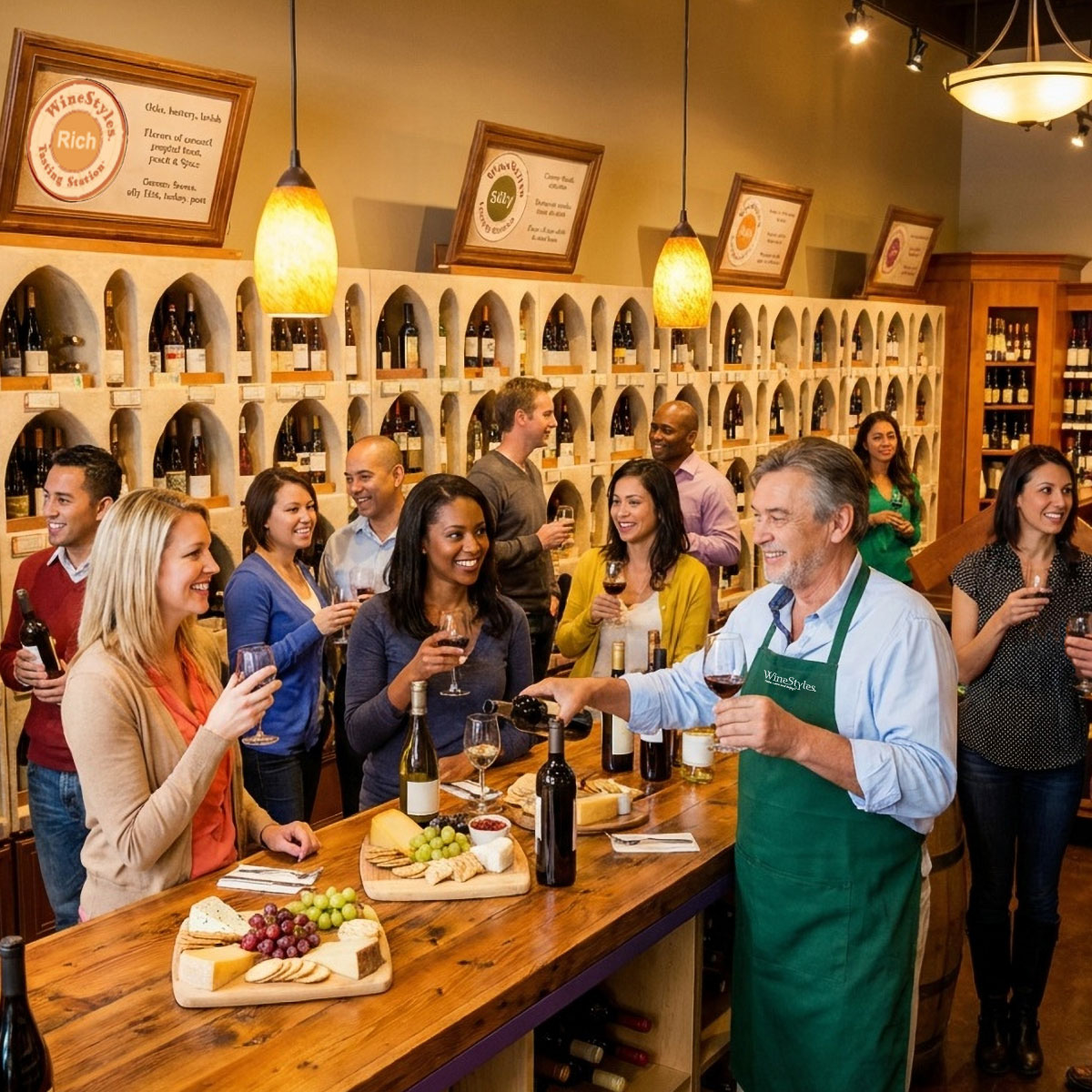 WineStyles Tasting Station tweet media