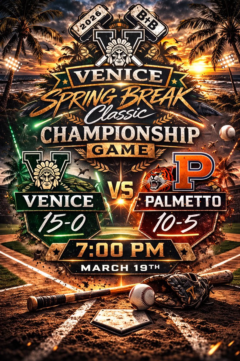 Venice High Baseball tweet media