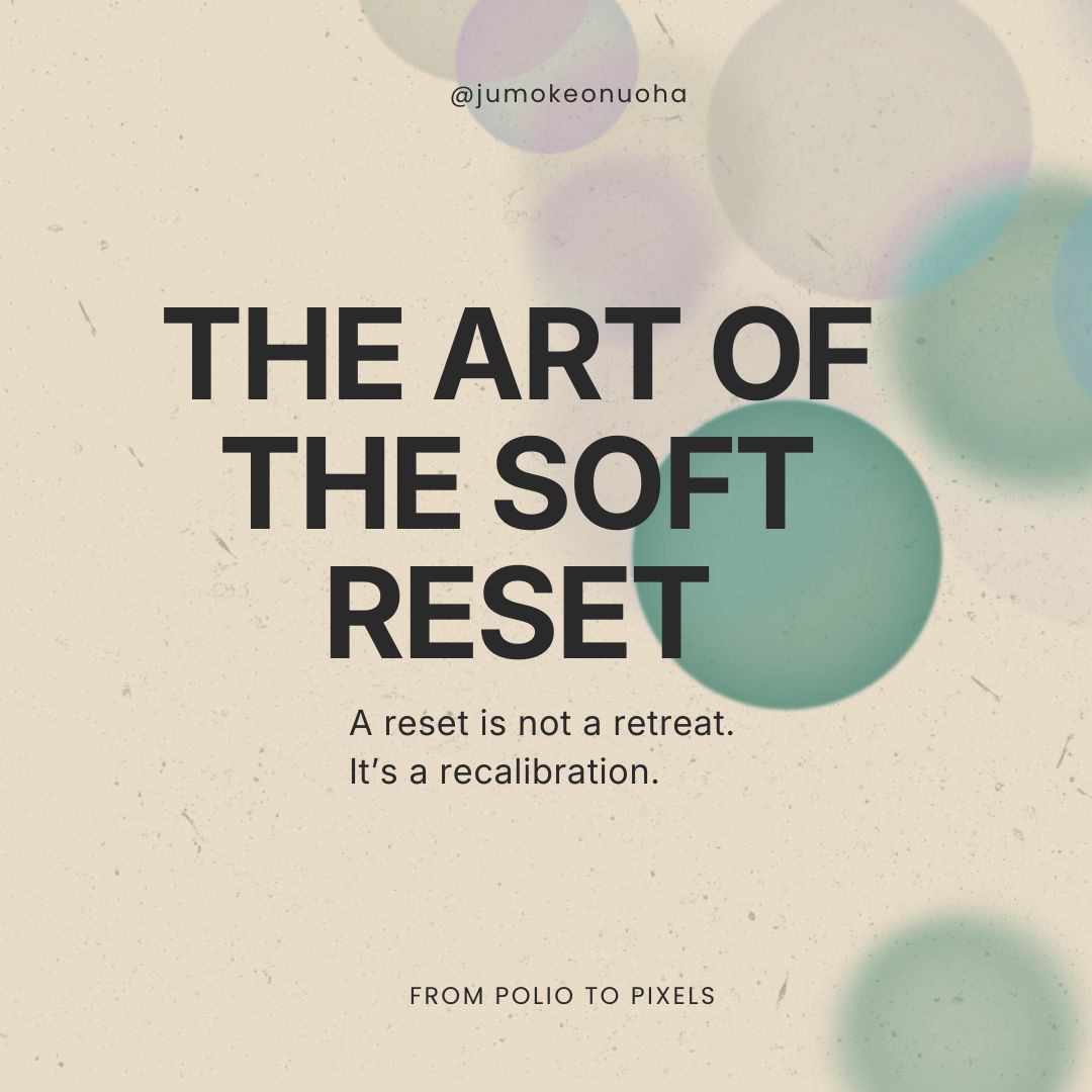 jummis's tweet image. A reset is not a retreat. It’s a recalibration. Softness is strategy. Begin again, gently.
#SoftReset #SelfCompassion #MindfulLiving #EmotionalClarity
