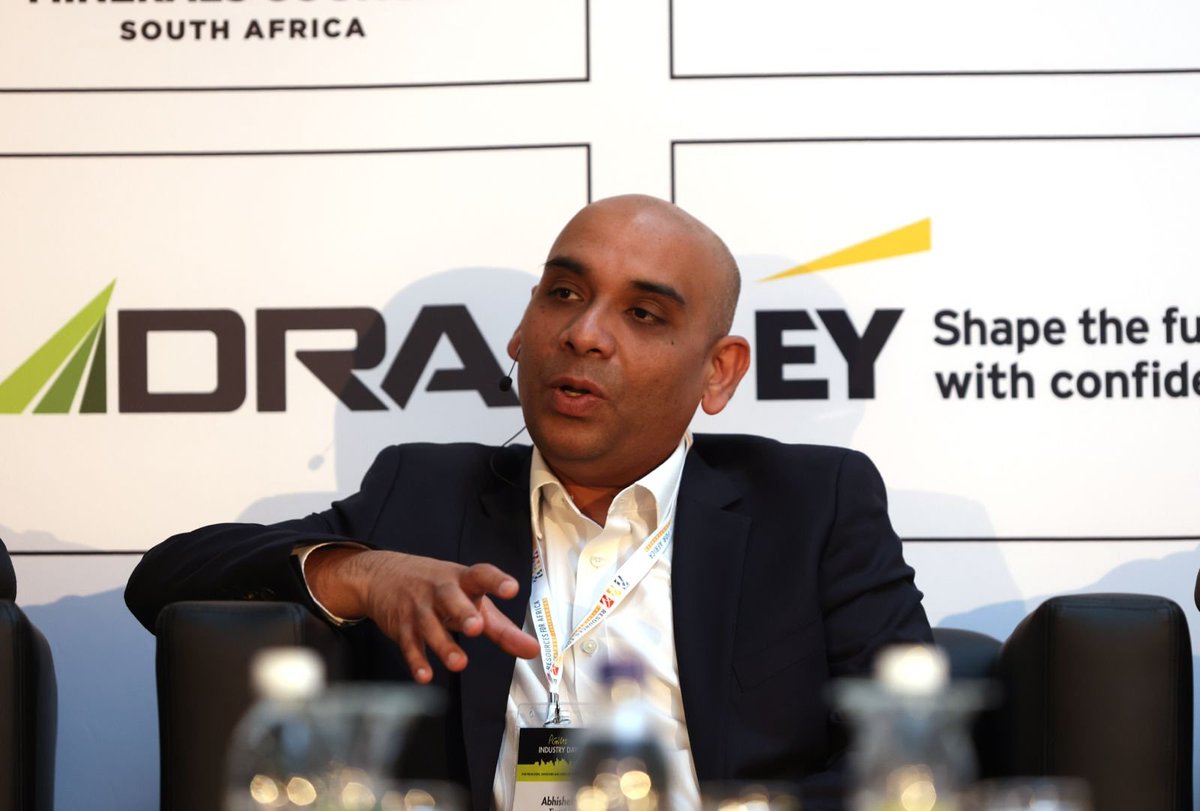 joburgindaba's tweet photo. Abhishek Tiwari, PIC, demand has remained largely flat  over the last 10-15 years, but supply has been declining which creates a mismatch, which will last a few years. Current geopolitical developments could increase volatility in the market which may dampen demand in the short-term #pgmsindaba #joburgindaba #mining