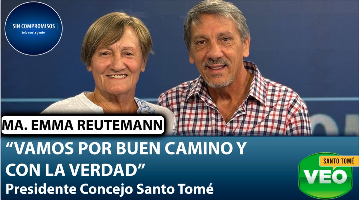 sincompromisos0's tweet photo. La presidenta del Concejo de Santo Tomé, Emma Reutemann.

Calificó como “honesto” el discurso de apertura de sesiones y afirmó que el municipio avanza en la optimización de servicios. Recorre barrios, apunta a educar contra los microbasurales y evitó definiciones electorales. https://t.co/jCDvgfRvFT