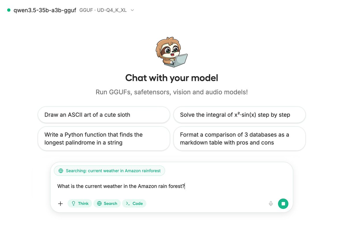 Unsloth AI tweet media