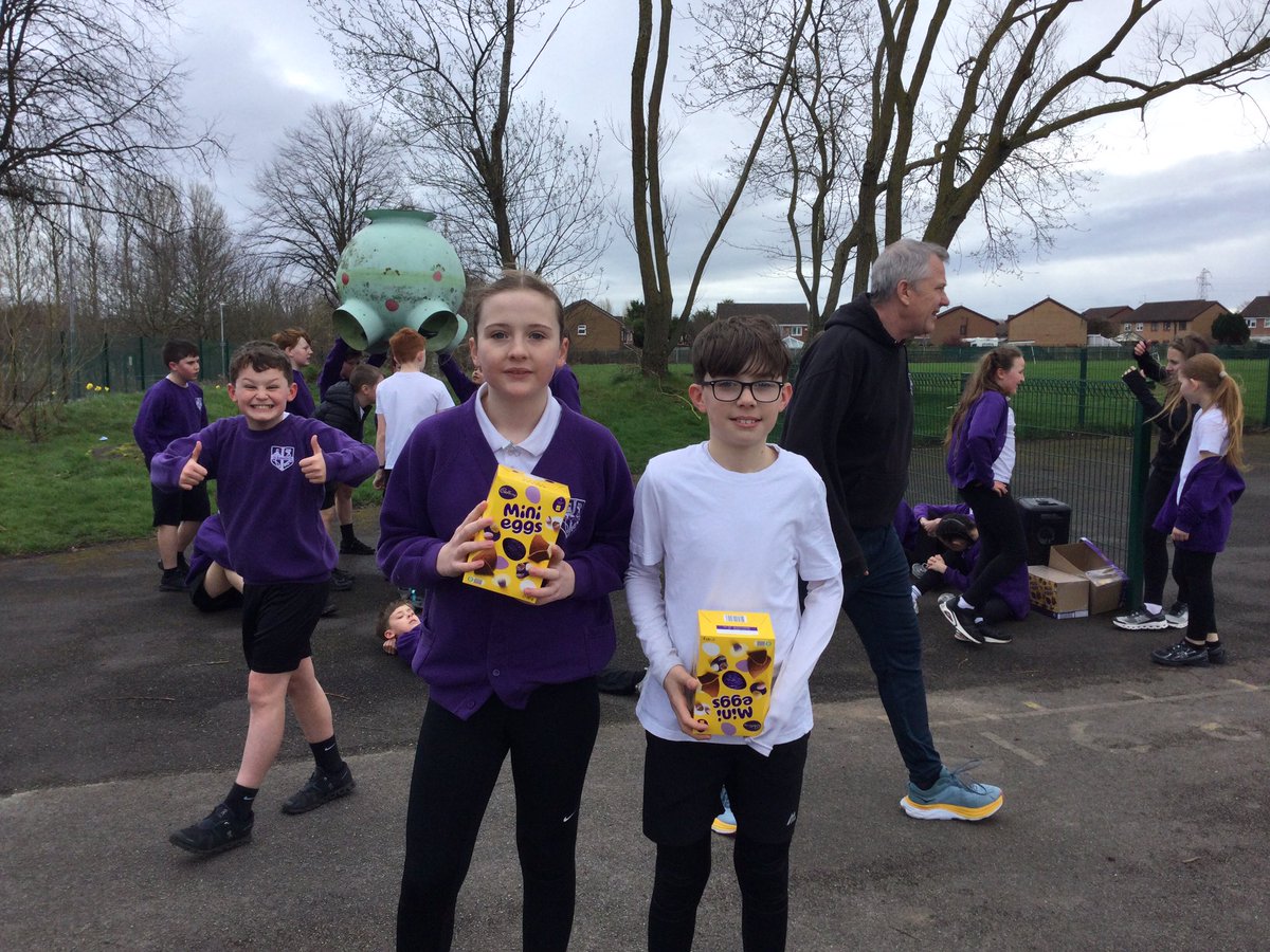 StBenedictYear6's tweet photo. Our Easter Bunny Fun Run winners and runners… https://t.co/MPKqlWry3c