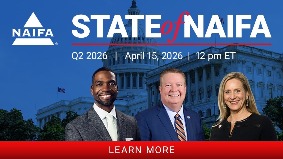 Join us on April 15 at 12 PM Eastern for the Q2 State of NAIFA webinar. Hear updates from Christopher L. Gandy, Kevin Mayeux, and Diane Boyle on advocacy priorities, key programs, and how to get the most out of your NAIFA membership this year.
hubs.ly/Q045Yq_w0
#NAIFAProud