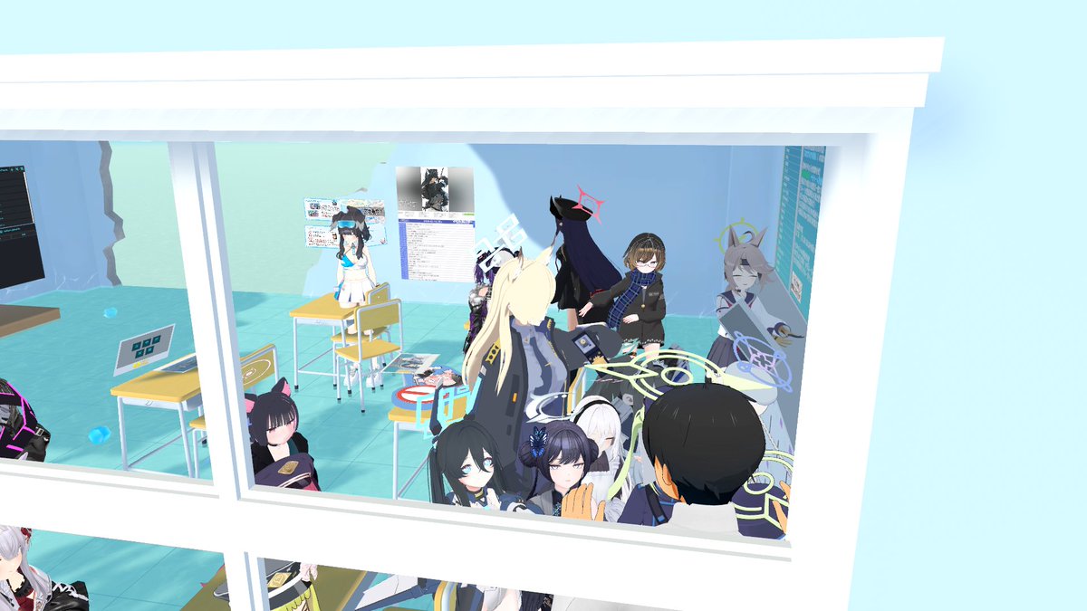 VRCブルアカ集会! tweet media