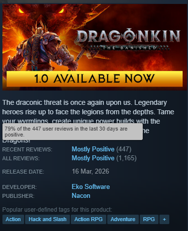 Dragonkin: The Banished tweet media