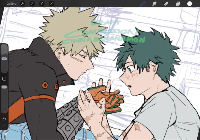 Just want to share an adorable bkdk WIP I am working on rn