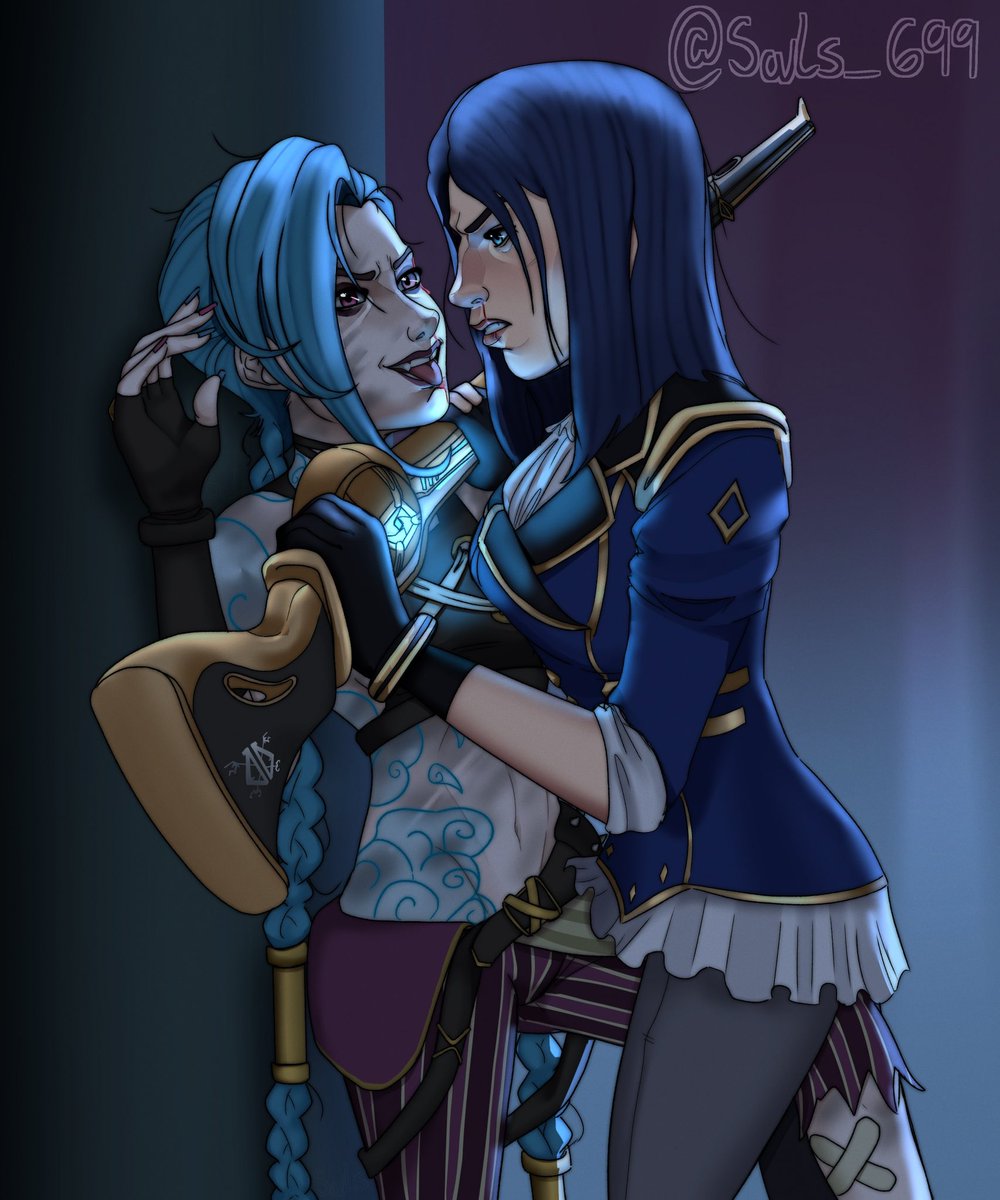 I have no caption for today’s drawing😭

#jinx #caitlynkiramman #caitjinx #arcane
