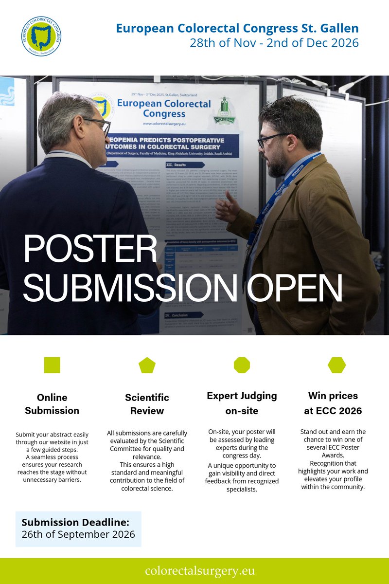 European Colorectal Congress tweet media