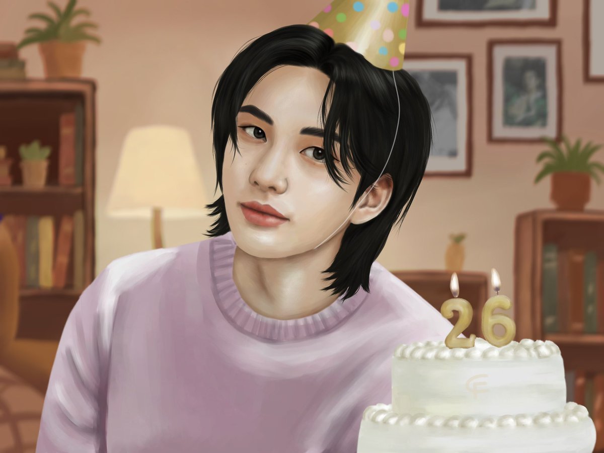 clefablera's tweet photo. officially declaring my endless love for you today and every day 💕

#HappyHyunjinDay #Hyunjin #Straykidsfanart https://t.co/24gssMHsLH