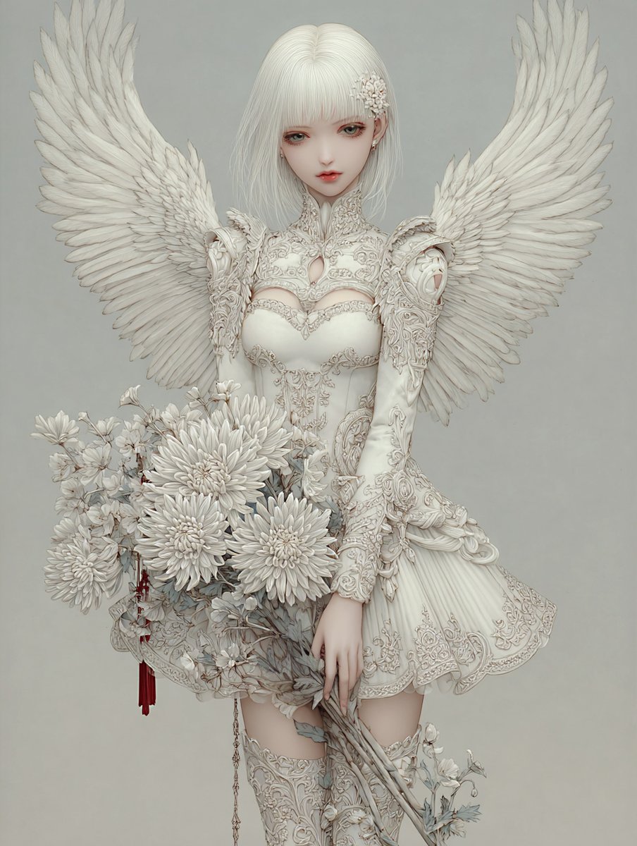 noirya2025's tweet photo. QT Something White🤍 https://t.co/Umr5N4cFzT
